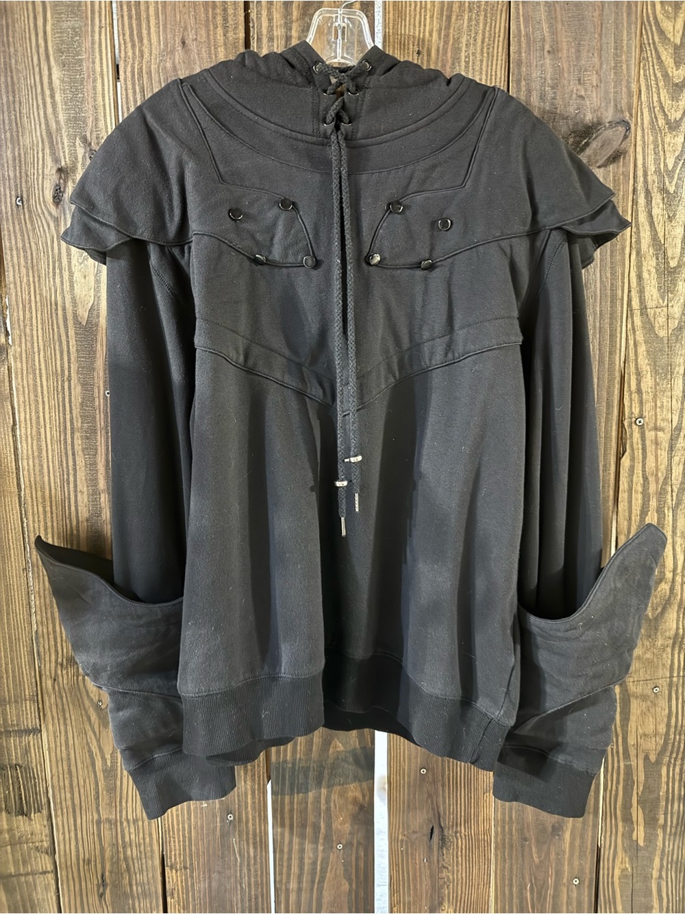 The Knight Hoodie Mens XL Medieval Armor Silicon Valley Richard Hendricks Black